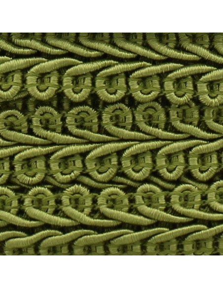 Chanel-style braid - Olive green