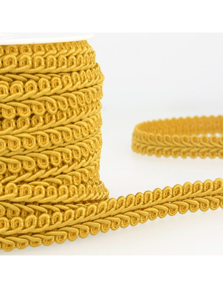 Chanel-style braid - Mustard
