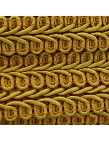 Chanel-style braid - Mustard