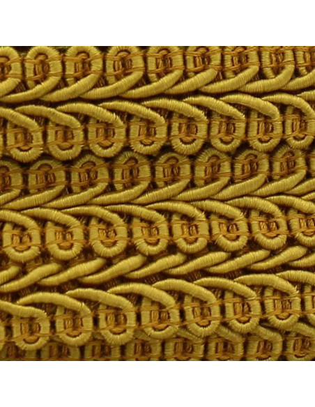 Chanel-style braid - Mustard