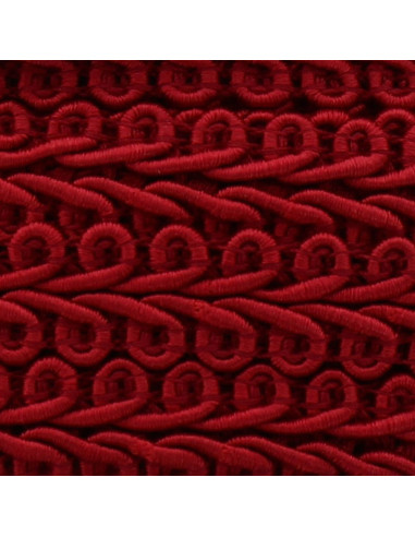 Chanel-style braid - Hermès red