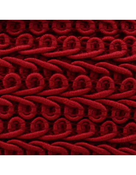 Chanel-style braid - Hermès red