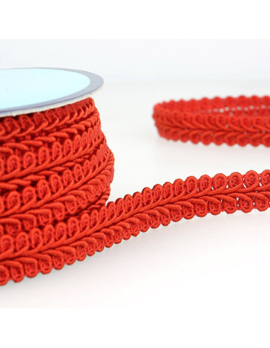 Chanel-style braid - Red