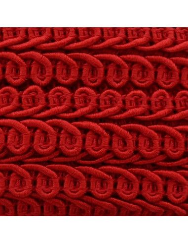 Chanel-style braid - Red