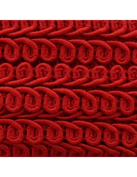 Chanel-style braid - Red