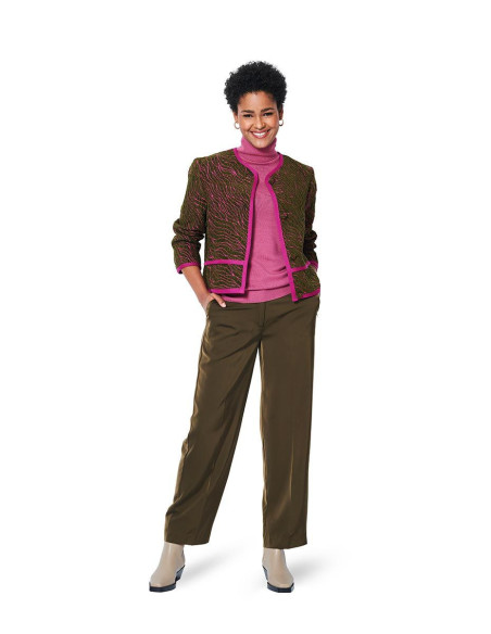 Jacket and coat pattern - Burda 5951