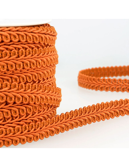 Chanel-style braid - Copper orange