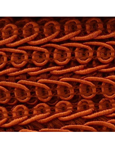 Chanel-style braid - Copper orange 2