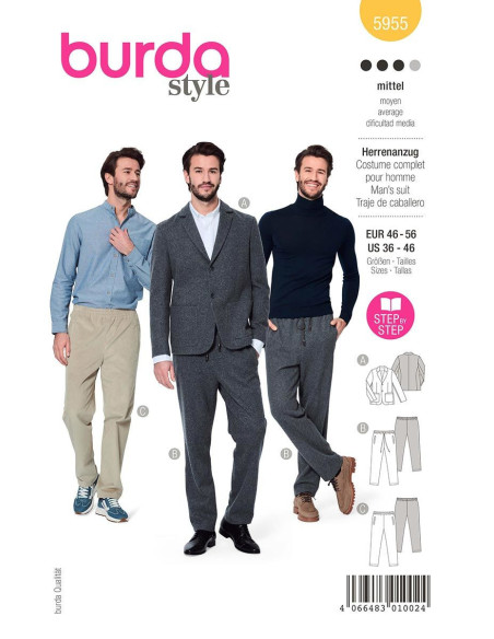 Suit pattern - Burda 5955