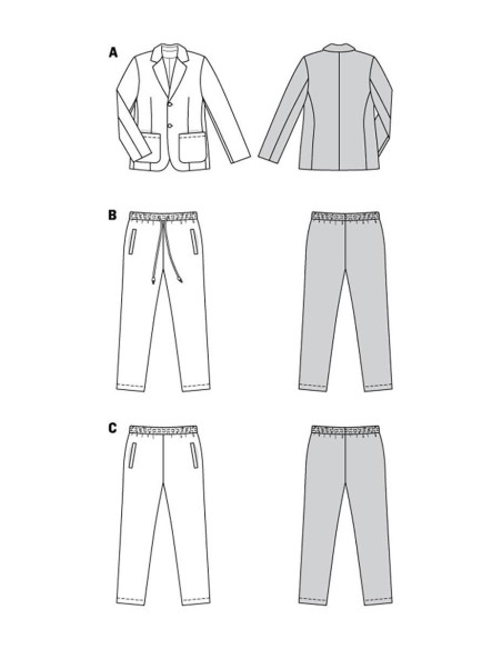 Suit pattern - Burda 5955