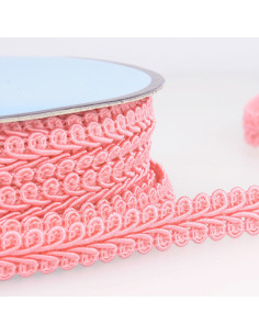 Chanel-style braid - Bright pink