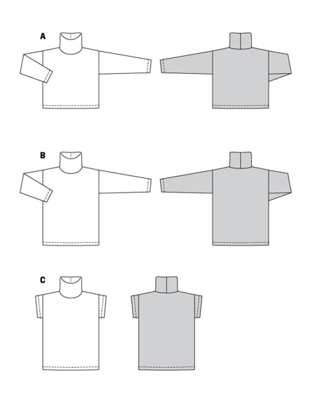 Sweater pattern - Burda 5963
