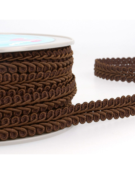 Chanel-style braid - Chocolate