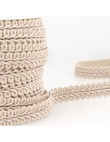 Chanel-style braid - Taupe beige