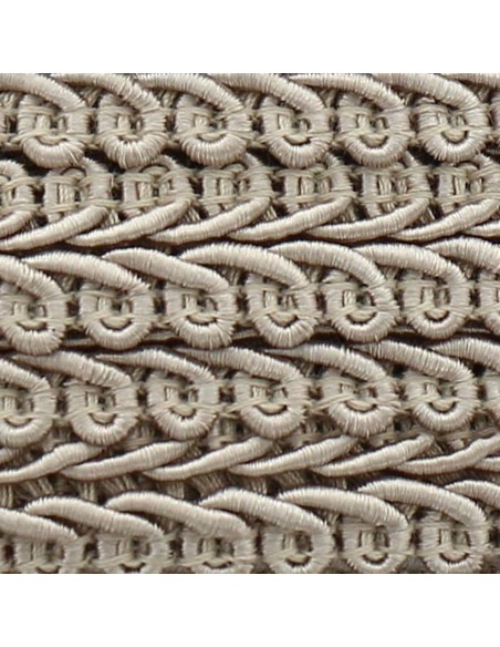Chanel-style braid - Taupe beige