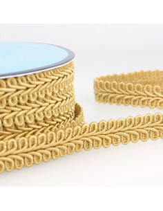 Chanel-style braid - Golden beige