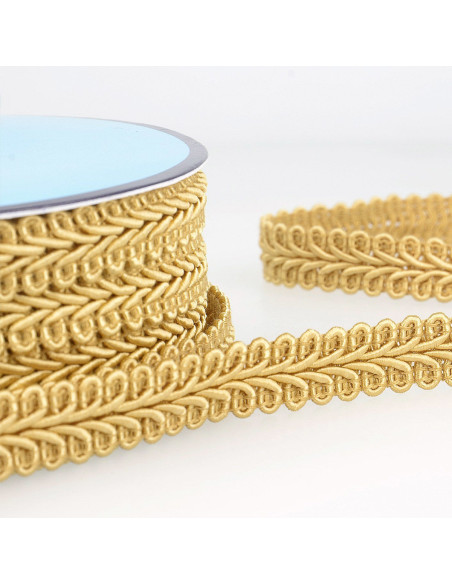Chanel-style braid - Golden beige