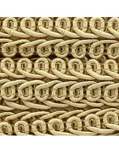 Chanel-style braid - Golden beige