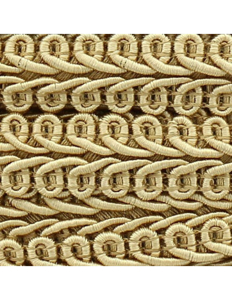Chanel-style braid - Golden beige