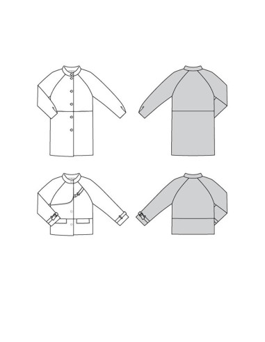 Jacket and coat pattern - Burda 5974