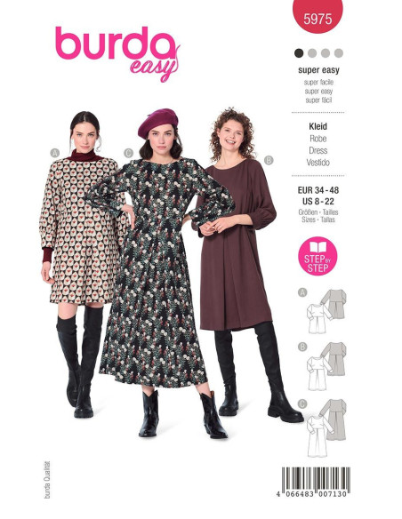 Dress pattern - Burda 5975