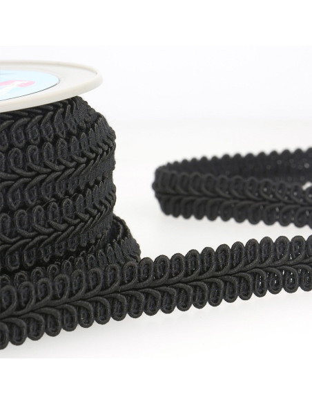 Chanel-style braid trim - Black
