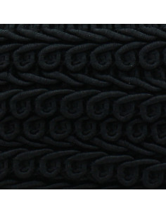 Chanel-style braid trim - Black 2