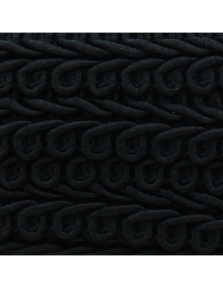 Chanel-style braid trim - Black