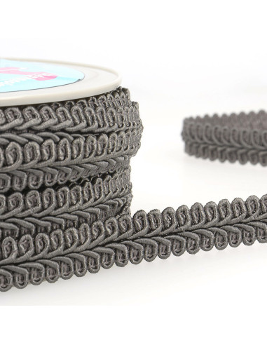 Chanel-style braid - Dark gray