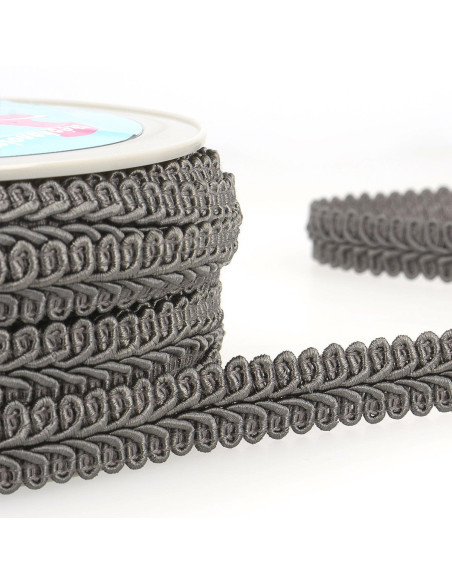 Chanel-style braid - Dark gray