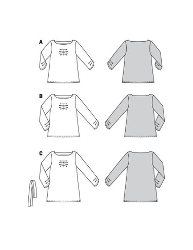 T-shirt Pattern - Burda 5977