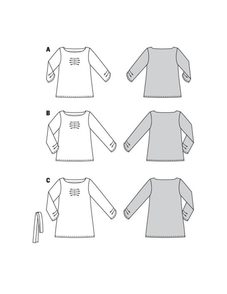 T-shirt Pattern - Burda 5977