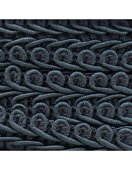 Chanel-style braid - Dark gray
