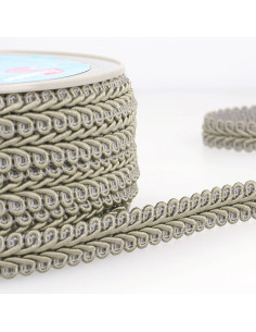 Chanel-style braid - Medium gray