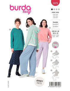 Sweatshirt Pattern - Burda 5979