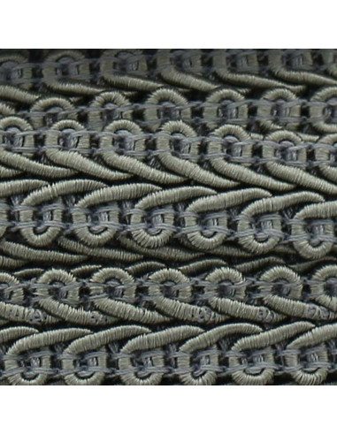 Chanel-style braid - Medium gray