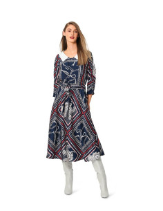 Dress and blouse pattern - Burda 5980 2
