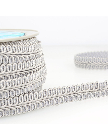 Chanel-style braid - Pearl gray
