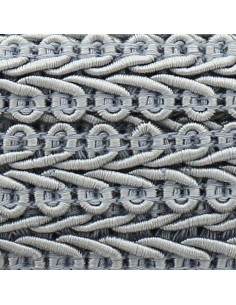 Chanel-style braid - Pearl gray 2