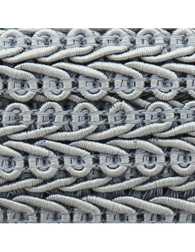 Chanel-style braid - Pearl gray