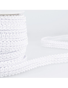Chanel-style braid trim - White