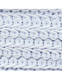 Chanel-style braid trim - White 2