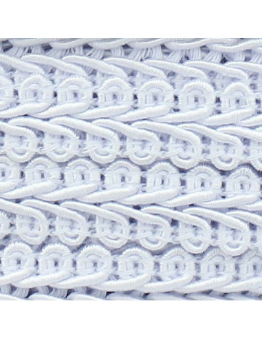 Chanel-style braid trim - White