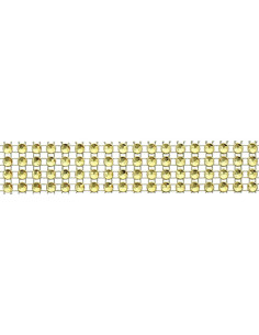 20 mm gold rhinestone trim