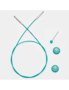 Swivel cable for KnitPro needles