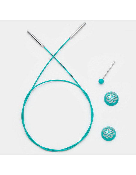 Swivel cable for KnitPro needles