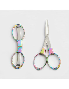 Rainbow Mindful KnitPro folding scissors 2