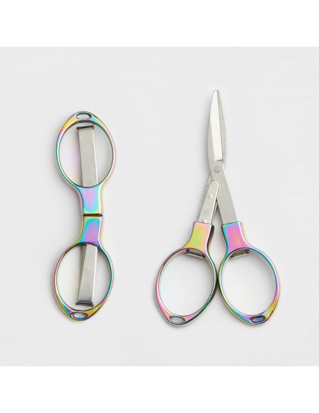 Rainbow Mindful KnitPro folding scissors