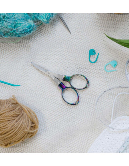 Rainbow Mindful KnitPro folding scissors