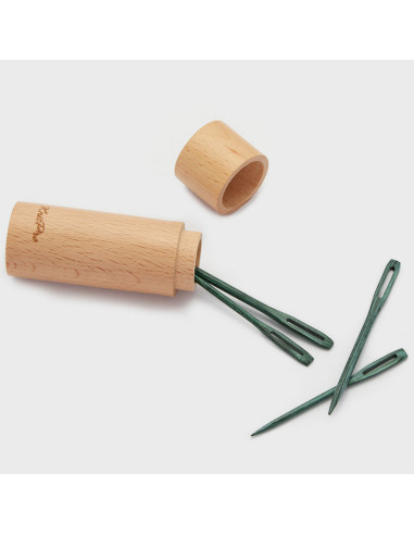 Set of 4 wooden darning needles Mindful Knit Pro